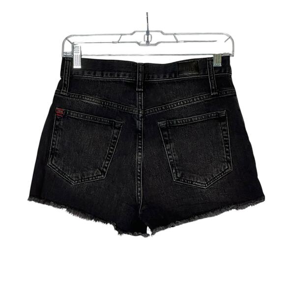 BDG black fringe high rise girlfriend shorts size 26 - Picture 9 of 14